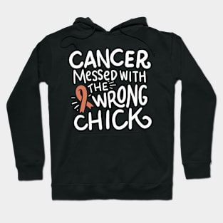 Uterine Cancer Survivor Endometrial Chemo Ribbon Hoodie